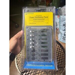 Panel Accessory Power Dustribution 120v AC Blue Sea 8059 Marine Off Grid